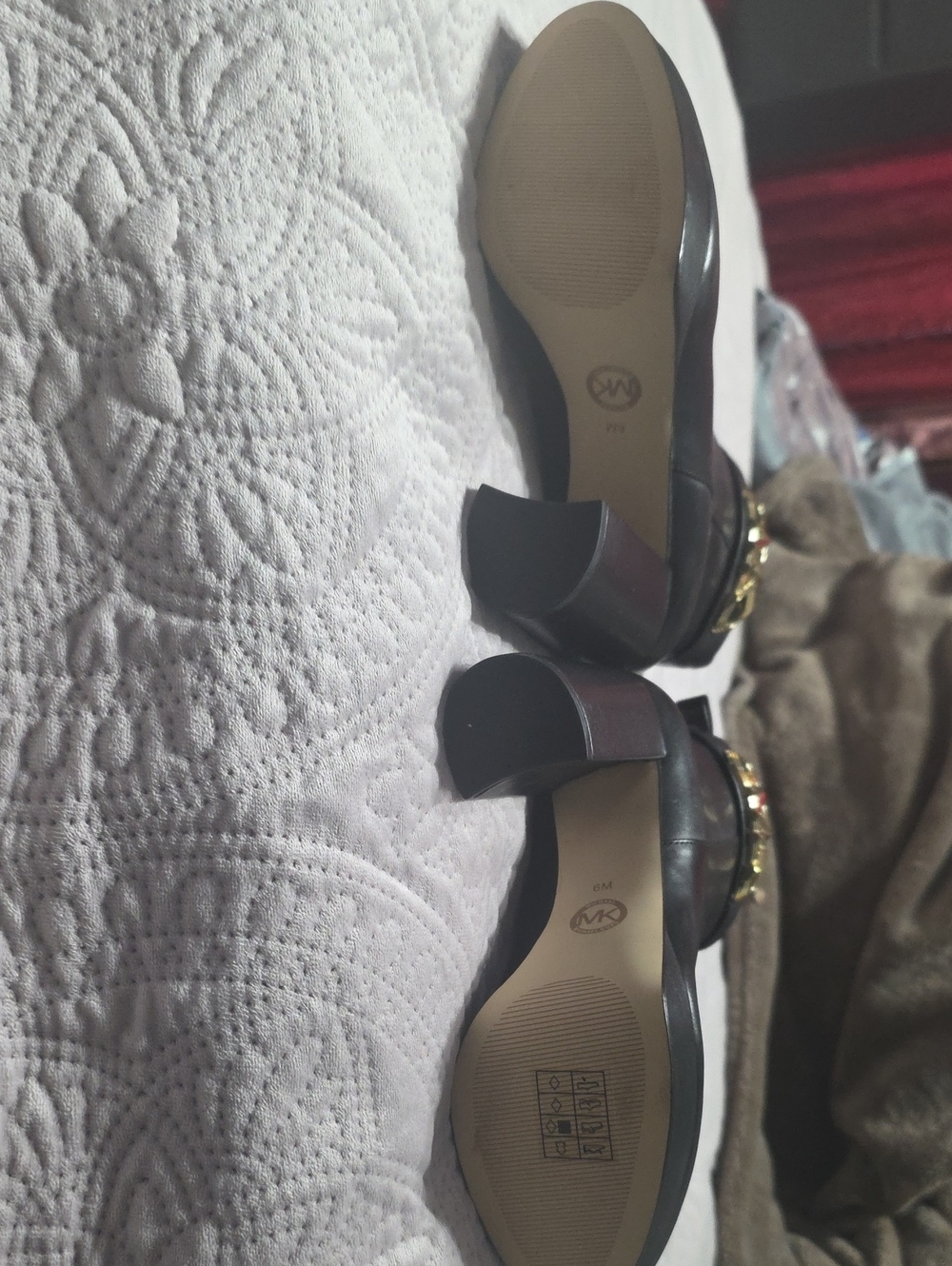 MICHAEL Michael Kors Black Leather Platform Ankle Boot - Picture 8 of 12